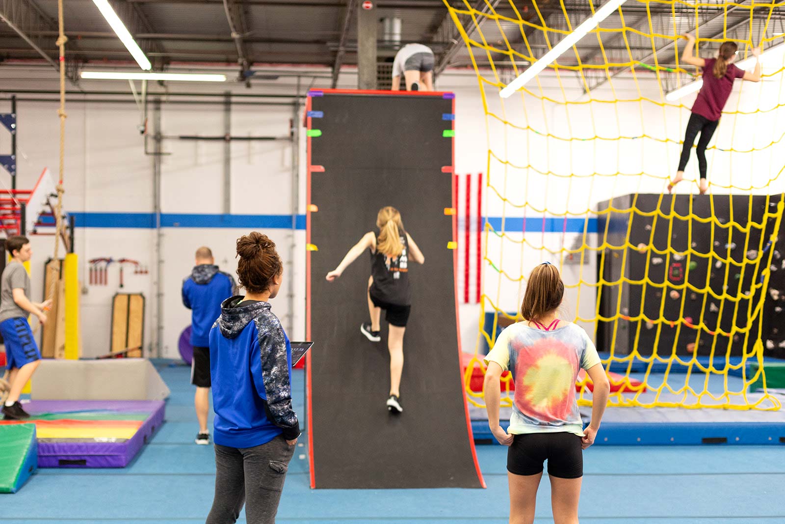 Running up the warped wall